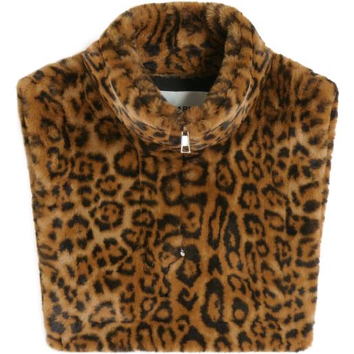 Apparis scialle jamie dickey leopardato - marrone