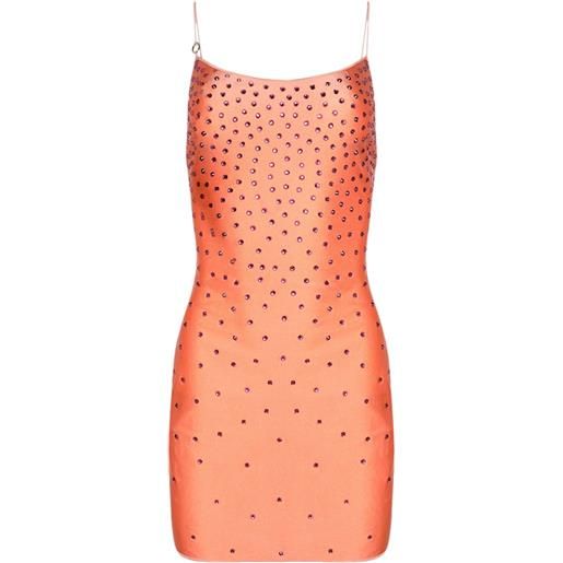 Oséree abito corto con decorazione - arancione