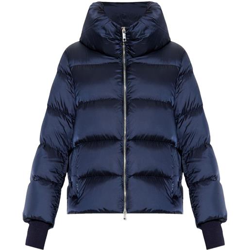 Add piumino con zip - blu