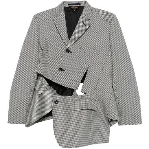 Comme Des Garçons blazer con dettaglio cut-out - nero
