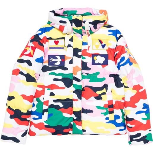 Rossignol giacca da sci jcc all snow con stampa camouflage - bianco