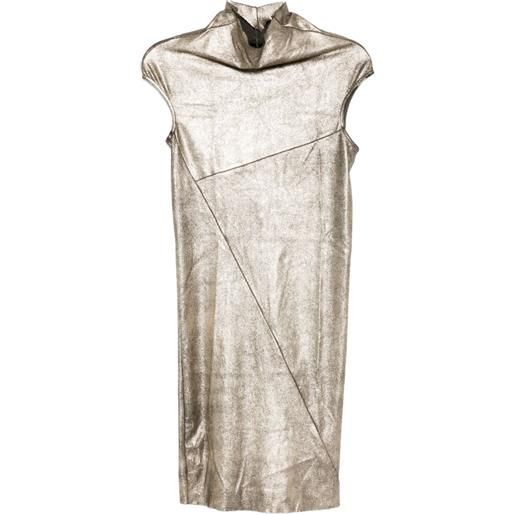 Rick Owens vestito aggy - oro