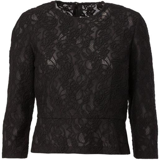 Comme Des Garçons lace blouse - nero