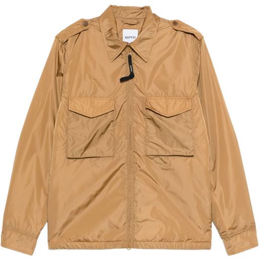 ASPESI giacca-camicia field - marrone