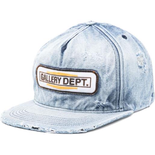 GALLERY DEPT. cappello mechanic con applicazione logo - blu