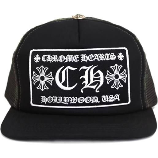 Chrome Hearts cappello da baseball con logo - nero
