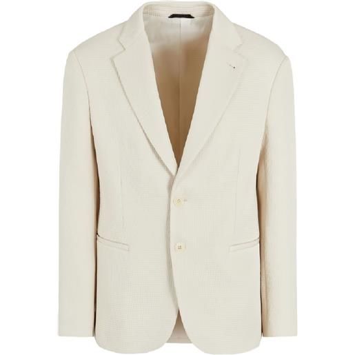Giorgio Armani blazer monopetto - toni neutri