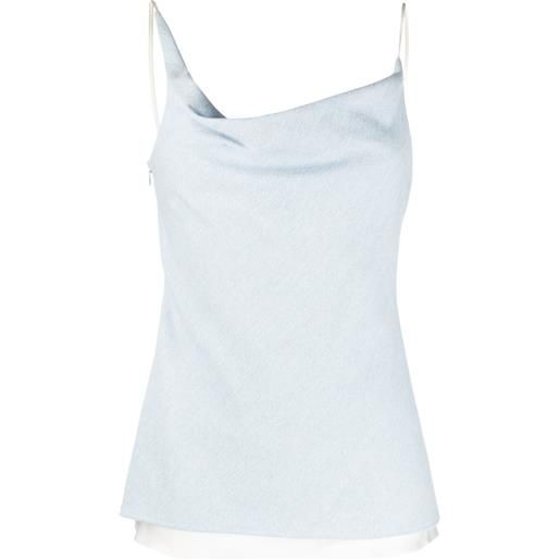 Sies Marjan canottiera denim amira - blu