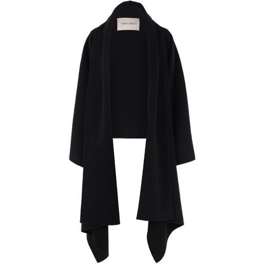 Alberta Ferretti giacca drappeggiata - nero