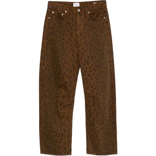 Citizens of Humanity jeans con stampa - marrone