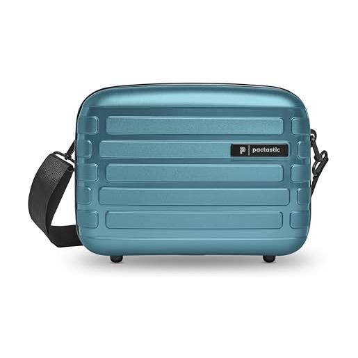 Pactastic collezione 04 + bc, blu ghiaccio metallizzato, beauty case (34 cm), beauty case rigido