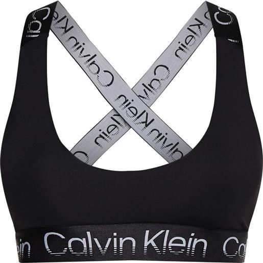 Calvin Klein Peformance calvin klein support sports bra black logo