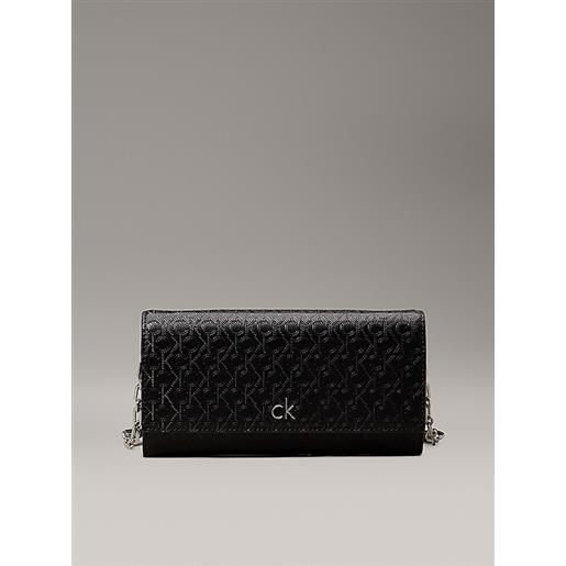 Calvin klein borsa a portafoglio a tracolla con logo