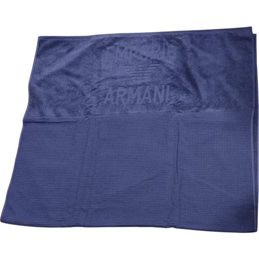 Emporio armani telo mare blu