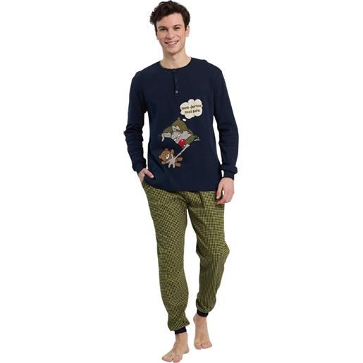 Happy people pigiama uomo "non dormo mai solo"