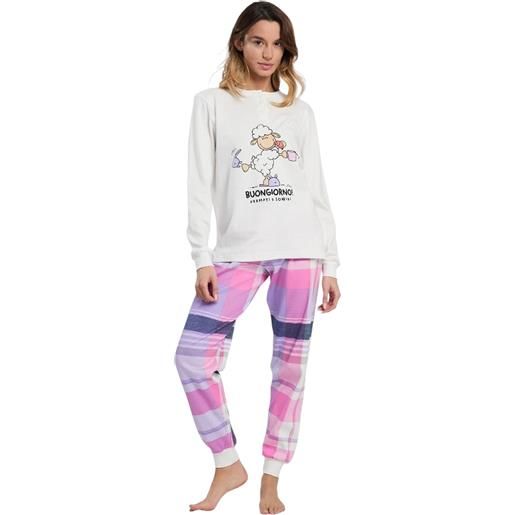 Happy people pigiama donna " buongiorno!Fermati e sorridi"