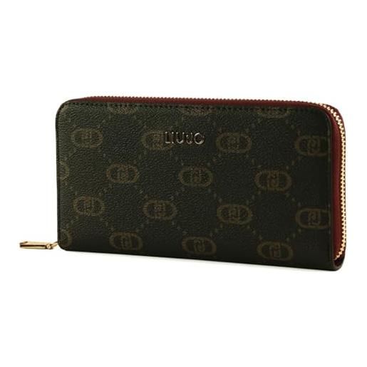 Liu jo caliwen zip around wallet xl red wine