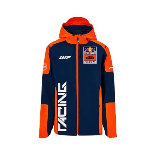 Red Bull - ktm replica team giacca hardshell - traspirante, antivento, impermeabile - uomo - m - blu/arancione