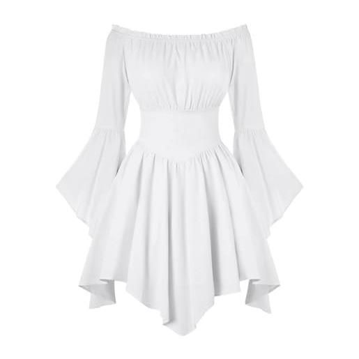 Generic estiti casual donna vestiti senza maniche abiti estivi maxi moda sexy abito lino girocollo corti estivo