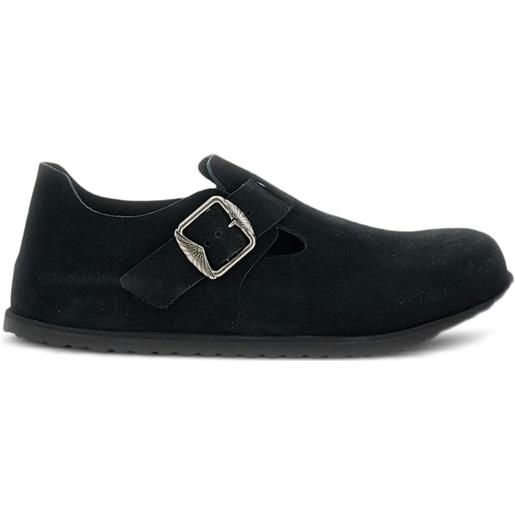 Birkenstock stringate london con fibbia - nero