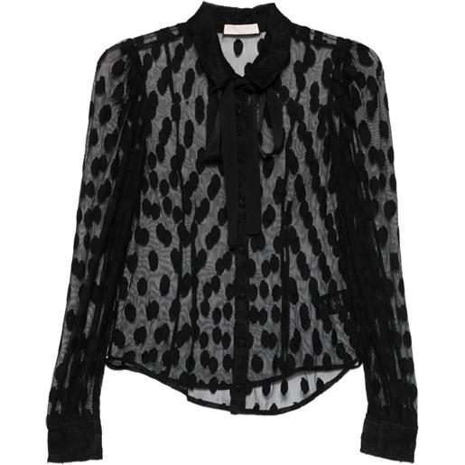 Ulla Johnson blusa soraya - nero