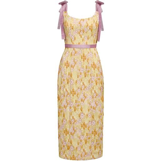 Markarian abito acacia con cintura - giallo