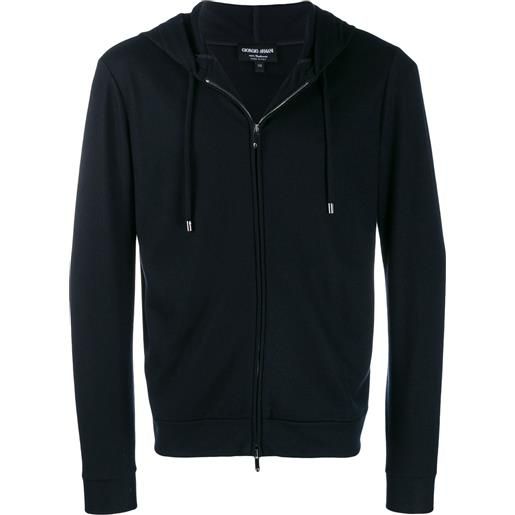 Giorgio Armani giacca leggera con zip - blu