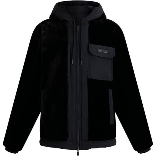Fusalp giacca reversibile con cappuccio - nero