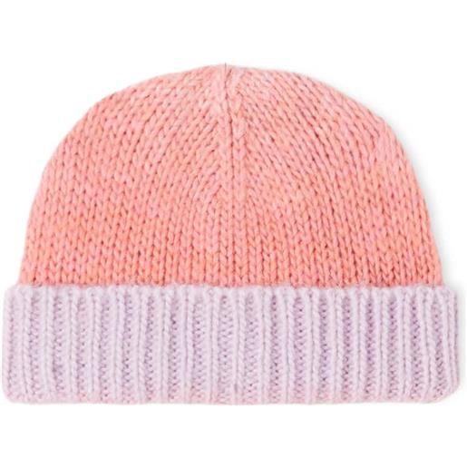 Il Gufo berretto in maglia a coste color-block