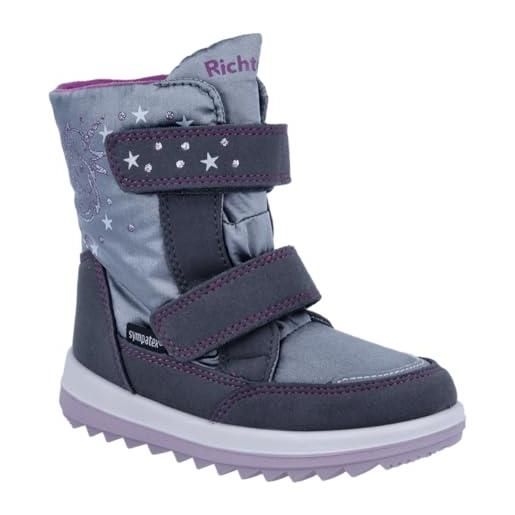Richter Husky 2.0, Stivali da Neve, Atlantic Orchid, 31 EU