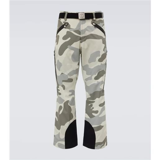 Bogner pantaloni da sci tim camouflage con cintura