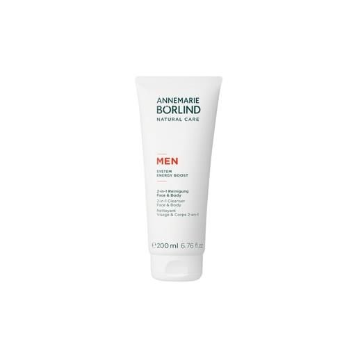 ANNEMARIE BÖRLIND men 2-in-1 reinigung face & body gel detergente 200 ml