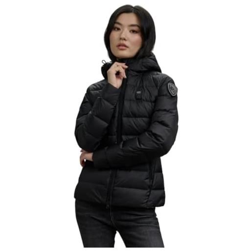 Blauer giubbino, piumino charme da donna, giubbini corti, 25wbldc03100 165gr. (it, testo, xl, regular, regular, 999ei nero interno beige)