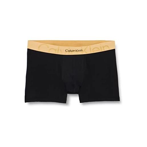 Calvin Klein Jeans calvin klein trunk, black w/old gold wb, l uomo