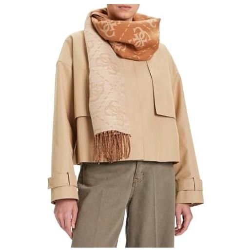 GUESS sciarpa donna brown multilogo c26gu33 am9561pol03 taglia: taglia unica