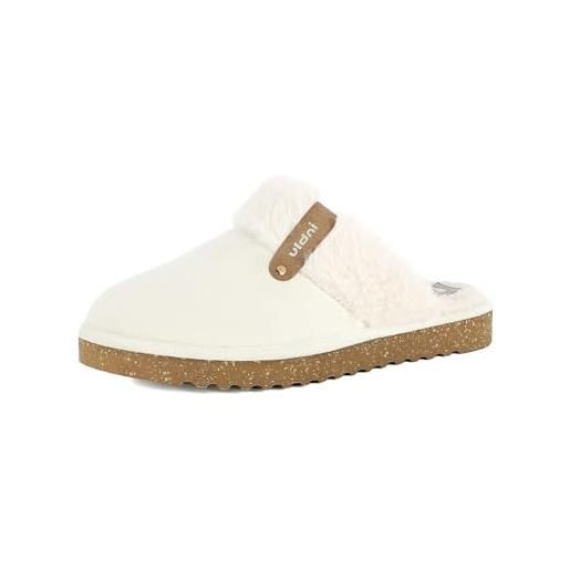 inblu pantofole donna eleganti con bordo in ecopelliccia, calde e leggere, ghiaccio, 37 eu