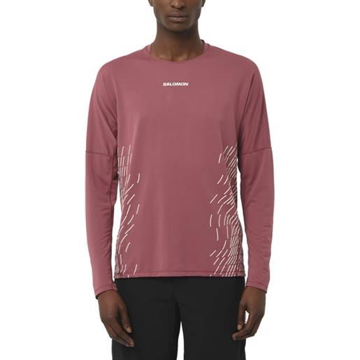 Salomon sense aero ls gfx m - maglia a maniche lunghe - uomo