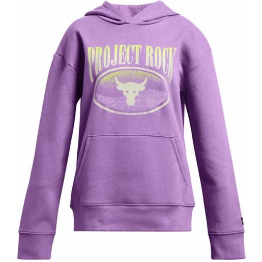 Under Armour project rock campus jr - felpa con cappuccio - ragazza