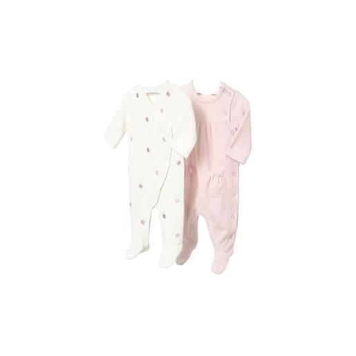 Mayoral set 2 pagliaccetti ciniglia per bimba rosa baby 6-9 mesi (75cm)