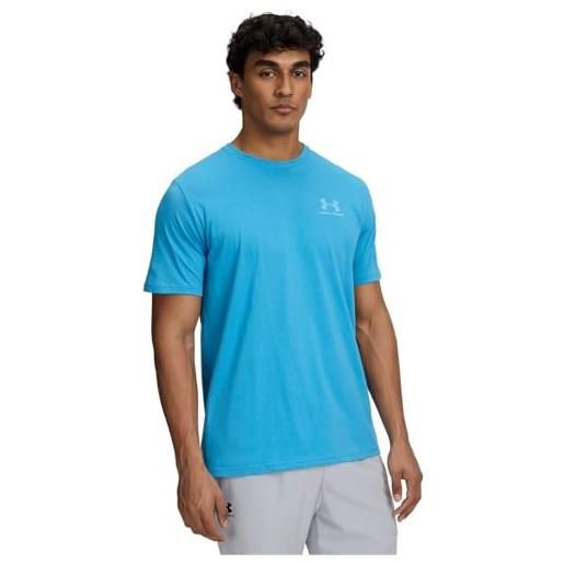 Under Armour t-shirt sportstyle colorblock uomo, (453) blu etere/bianco, xx-large