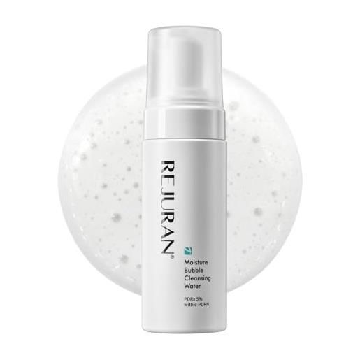 REJURAN ® moisture bubble, detergente viso in schiuma c pdrn® con pdrx, ph equilibrato e idratante, acqua micellare per struccante, cura della pelle coreana (5,07 fl oz)
