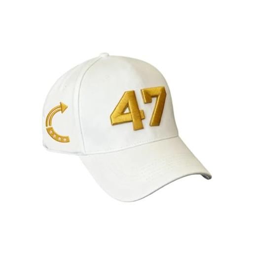Generic gold 47 turning point cappello unisex commemorativo cappello ricamato regolabile, 47 ricamato stile c, taglia unica