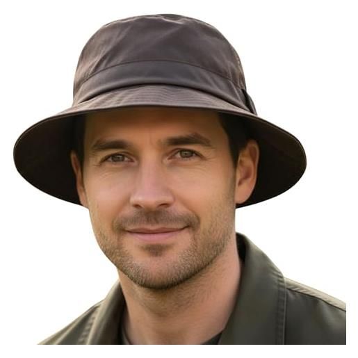 Game Technical Apparel b26 cappello da pescatore in cotone cerato brown small