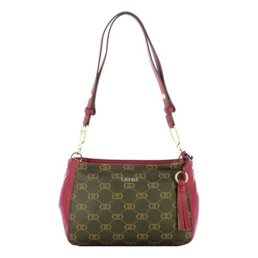 Liu Jo borsa a spalla media monogram red wine