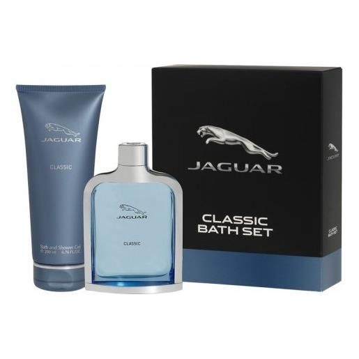 Jaguar classic bath set - eau de toilette uomo 100 ml spray + shower gel 200 ml