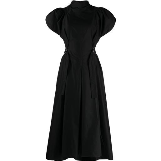 3.1 Phillip Lim abito midi svasato a collo alto - nero