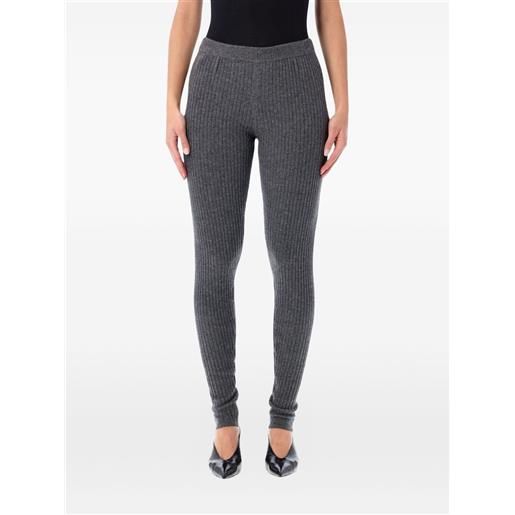 The Garment leggings a coste - grigio