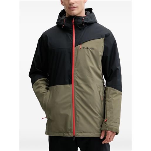 Columbia giacca da sci con zip e cappuccio - nero