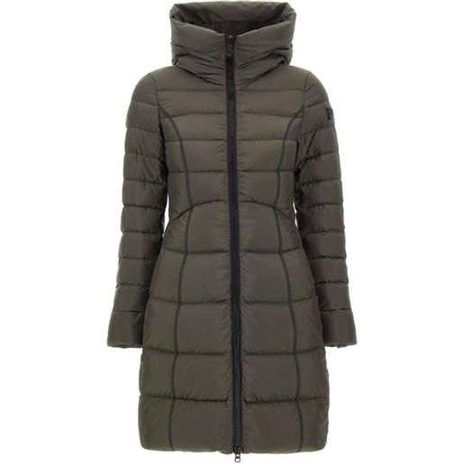 Peuterey cappotto levaria mqn 02 con zip - verde
