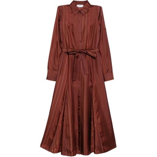 Gabriela Hearst abito galway - marrone